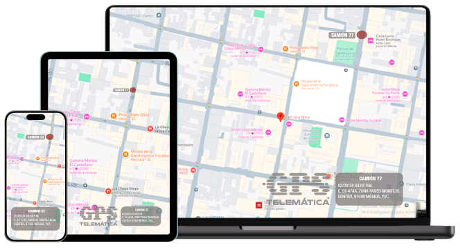 Vehículos con rastreo GPS